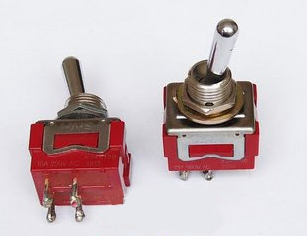 日本nais 双联大钮子10a/250v 电源开关 拨杆 杠杆 钮子 拨动开关