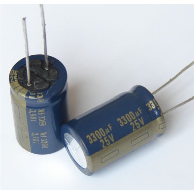日本Panasonic松下 FK系列 进口 金字发烧电解电容(3300uf/25V)