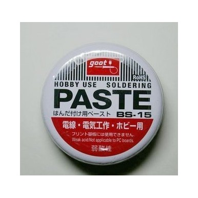 日本GOOT焊锡膏BS-15 弱酸性助焊膏 ROSH助焊油 焊锡膏/松香