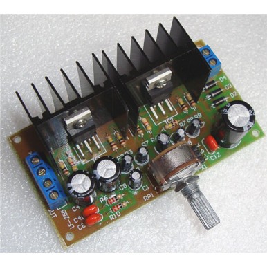 TDA2030A双声道15W功放板电子制作套件/散件 带整流