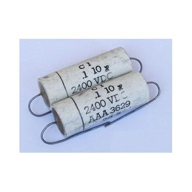 美国 古董陶瓷壳 补品发烧电容 美国SCOTT胆机所用 (0.1uf/2400V)