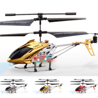 美嘉欣T36-95%金属版不打转遥控直升飞机模型悬停七彩灯耐摔双速