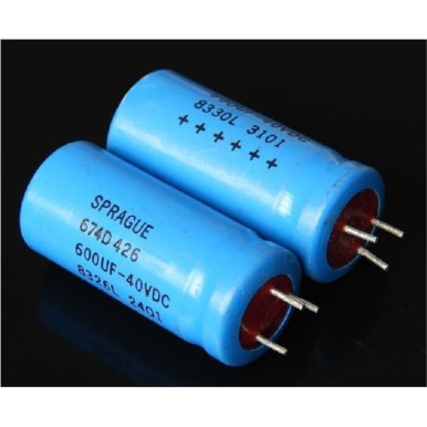 美国思碧SPRAGUE 进口 674D红头 发烧电解电容(600uf/40V)