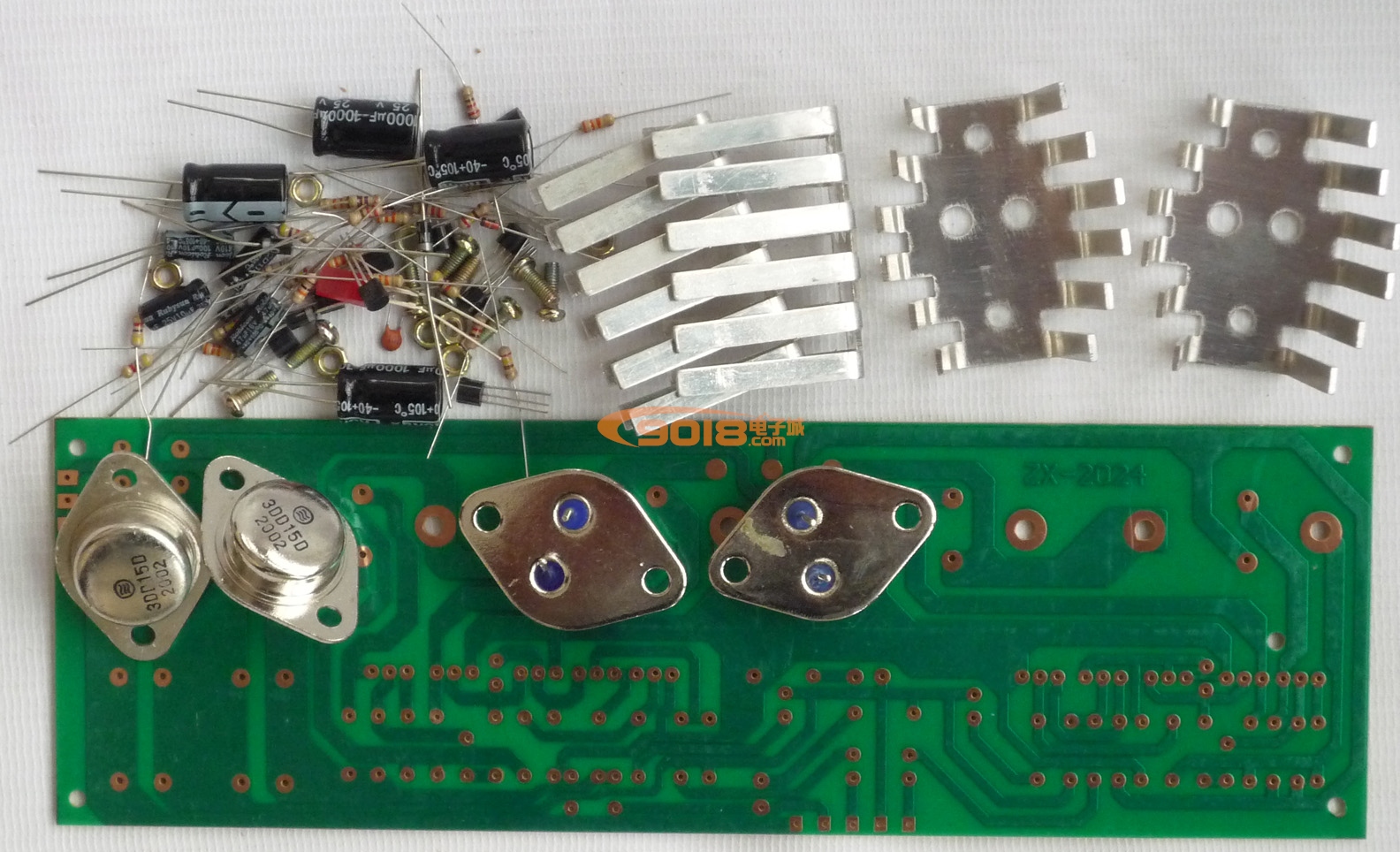 zx2024型分立式ocl音频放大电路 50w立体声功放板电子_电路图分享 zx2024型分立式ocl音频放大电路 50w立体声功放板电子