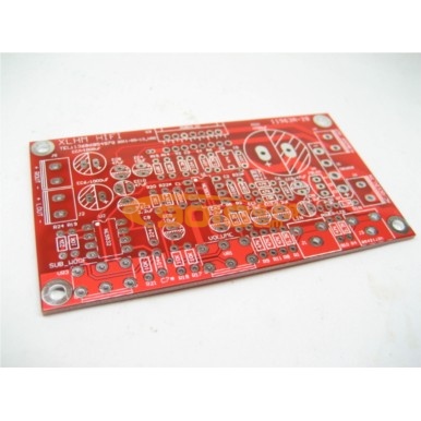 2.1三声道TDA7379功放低音炮 空PCB板 单电源PCB升级版