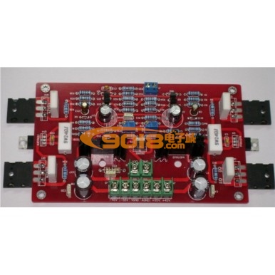 KSA50甲类/甲乙类对管分立件发烧功放板成品板（50W/100W单声道）