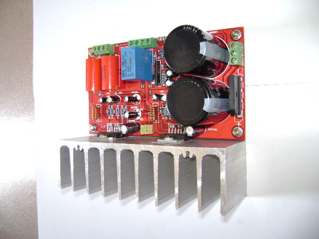 TDA7294 HIFI高保真发烧功放板（带喇叭保护电路 含散热片）