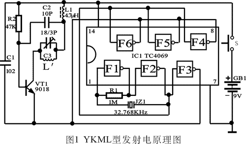 YKMLI型遥控门铃无线电遥控套件散件/电子制作套件