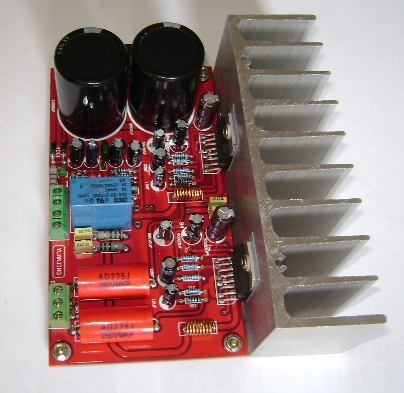 TDA7294 HIFI高保真发烧功放板（带喇叭保护电路 含散热片）