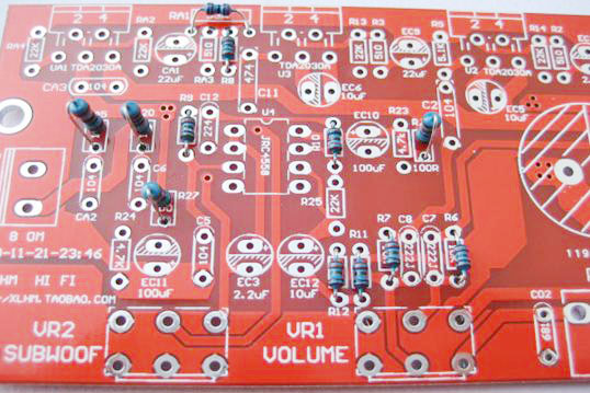 2.1低音炮 四个TDA2030A功放板 散件 5532前级 新版特价