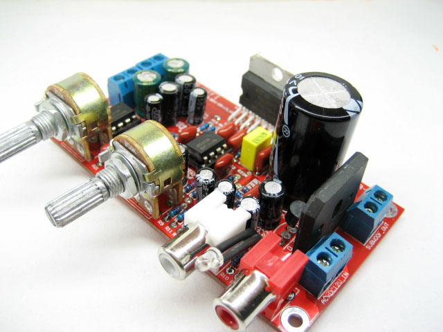 2.1三声道TDA7379功放低音炮 空PCB板 单电源PCB升级版