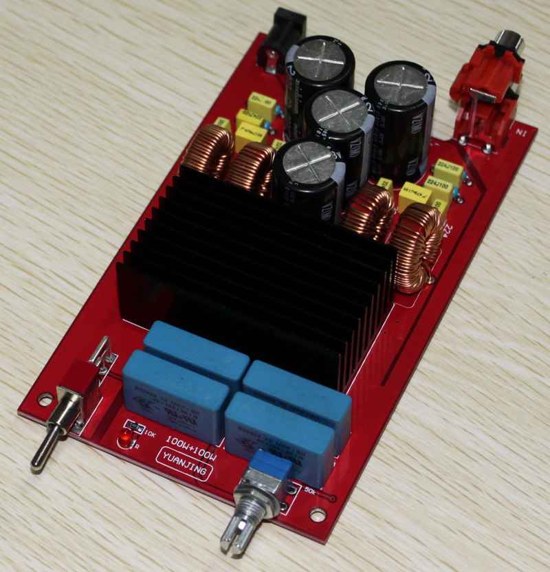 飞利浦 tda7498 高效率数字高保真hi-fi发烧功放板 100w 双声道