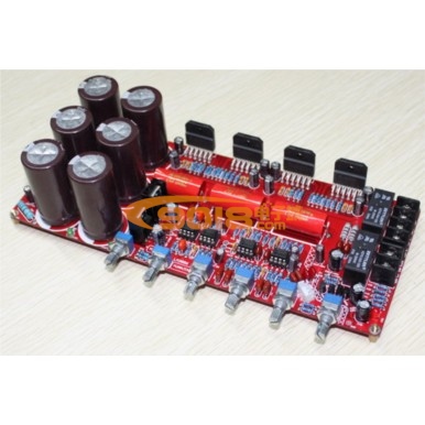 LM3886TF+NE5532 经典发烧IC 2.1声道低音炮发烧功放板