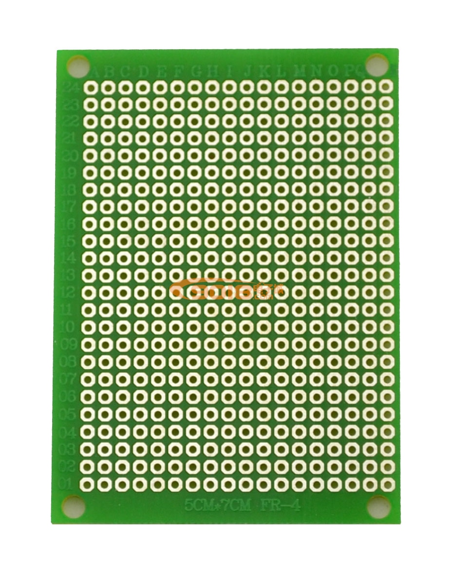 高级优质绿油单面喷锡环氧玻纤pcb万能电路板/面包板/万用板/实验板