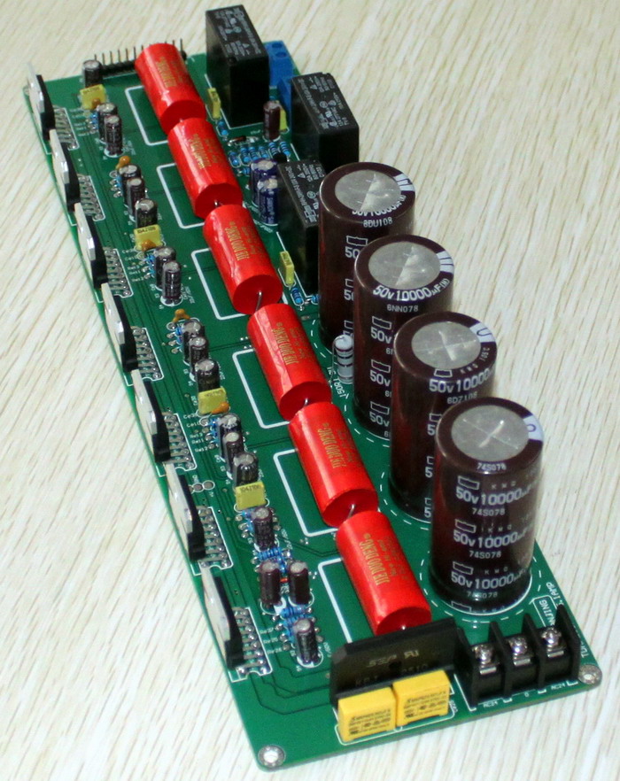 TDA7293 5.1声道纯后级高保真发烧功放板(5X80W+160W低音炮)