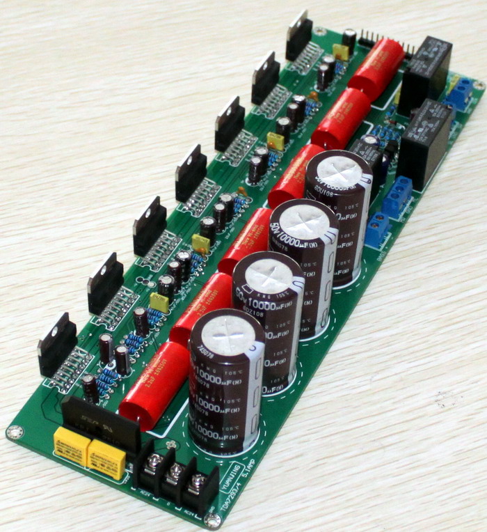 TDA7293 5.1声道纯后级高保真发烧功放板(5X80W+160W低音炮)