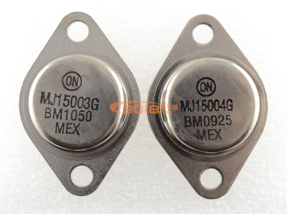 全新原装金封安森美ON大功率音频功放对管 MJ15003G/MJ15004G - 专业电子网购-9018电子城