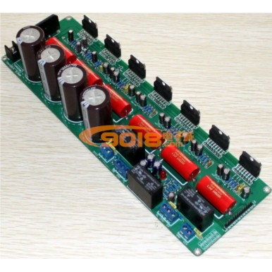 TDA7293 5.1声道纯后级高保真发烧BTL胆味功放板(成品板 5X80W+160W低音炮)