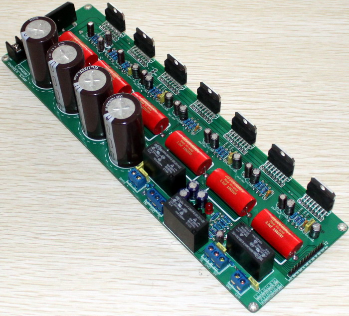 TDA7293 5.1声道纯后级高保真发烧功放板(5X80W+160W低音炮)
