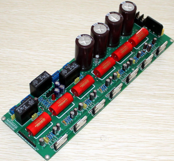 da7294 5.1声道纯后级高保真发烧功放板 5x80w 160w低音炮高清图片