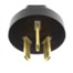 进口镀金3脚/三脚插发烧电源线1.5米 10A/250V