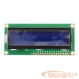 LCD 1602液晶显示器 蓝屏白字 带背光 单片机开发板配件
