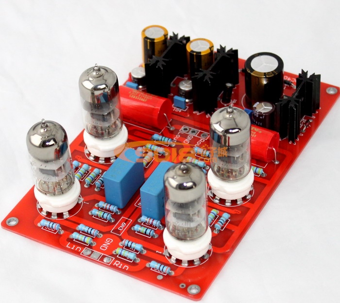 6N3四管电子管前级板 发烧胆前级成品板 6N3四管电子管前级板 发烧胆前级成品板