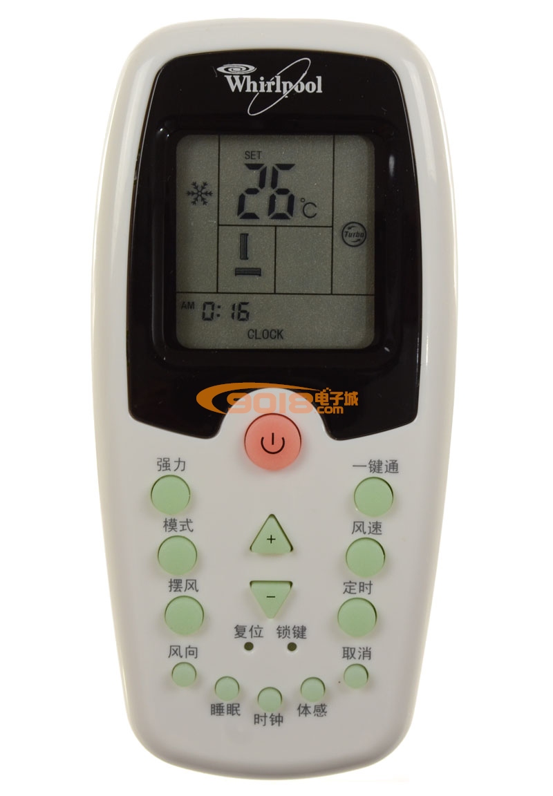 全新原装Whirlpool惠而浦空调遥控器 ZH/HZ-01 冷暖型 中文 可代ZH/KZ-01