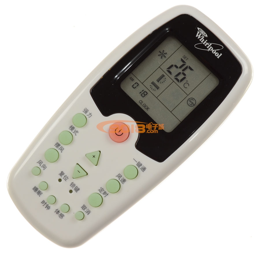 全新原装Whirlpool惠而浦空调遥控器 ZH/HZ-01 冷暖型 中文 可代ZH/KZ-01