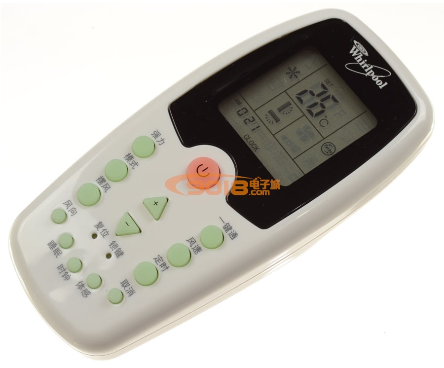 全新原装Whirlpool惠而浦空调遥控器 ZH/HZ-01 冷暖型 中文 可代ZH/KZ-01