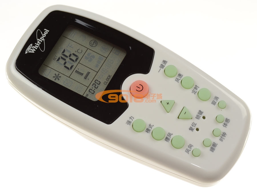全新原装Whirlpool惠而浦空调遥控器 ZH/HZ-01 冷暖型 中文 可代ZH/KZ-01