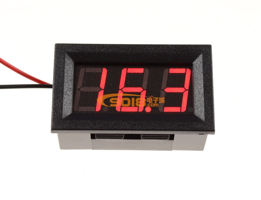 两线制LED数显数字直流电压表(DC2.5～30V)