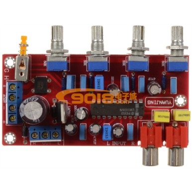 LM1036N直流控制发烧功放前级音调板 成品板（豪华版）