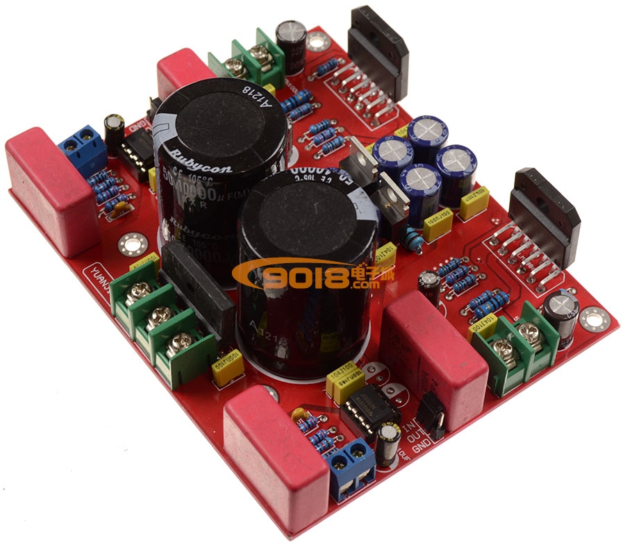 LM3886+NE5532前后级合并式双声道(立体声)功放板 高保真发烧功放板 成品板