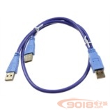 全新优质 USB 插头公对公连接线 延长线 移动硬盘连接线