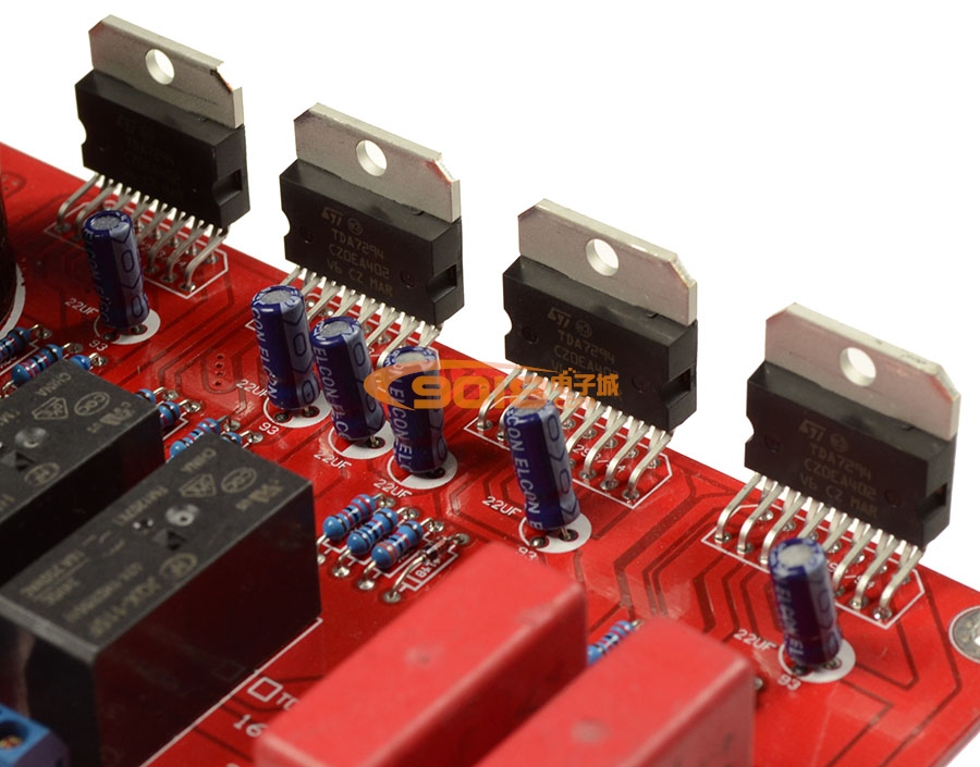 TDA7294 BTL桥式发烧功放板 带BTL喇叭保护成品板