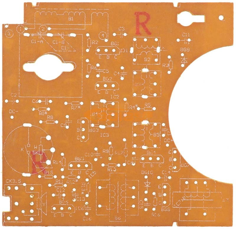 ZX921全硅八管8管中波调幅收音机教学套件 散件 电子制作套件