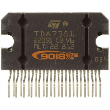 全新原装ST牌TDA7381音频功放芯片 IC集成电路