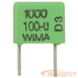 全新原装德国 WIMA(威马)发烧薄膜电容 1000pf/100v 脚距5MM