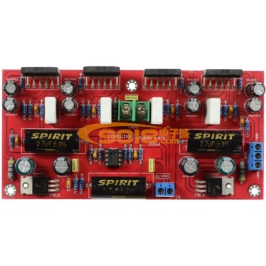 LM3886+NE5532并联BTL 200W单声道后级功放板 HI-FI高保真发烧级成品板