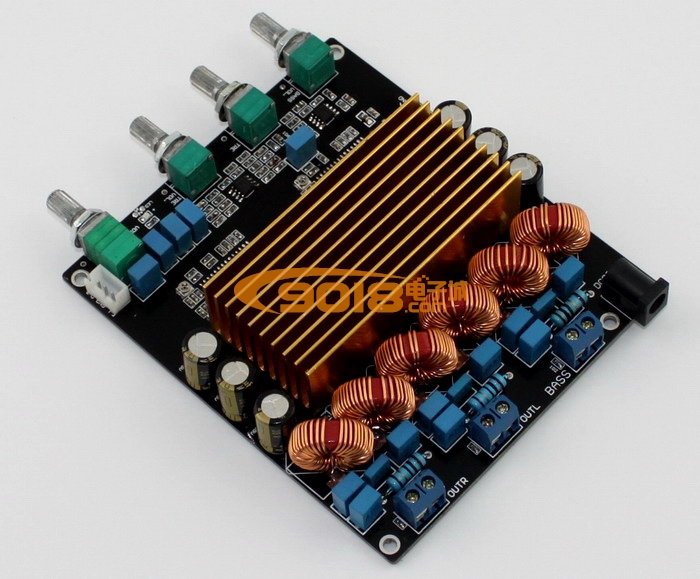 STA508 2.1 D类数字功放板（160W+80W+80W)