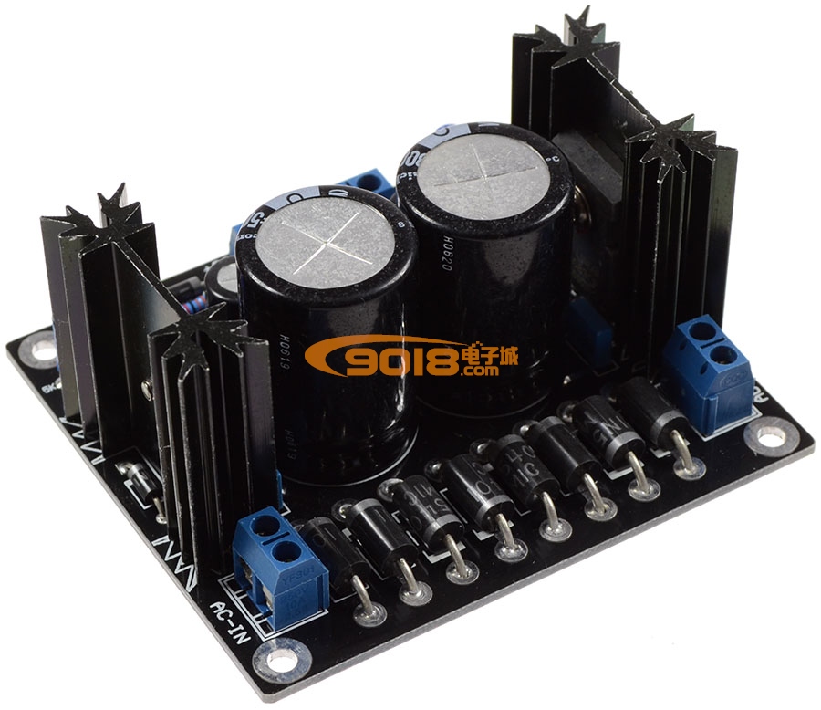 滑动式 LT1083 大功率可调稳压电源板 HIFI线性电源 双路输出