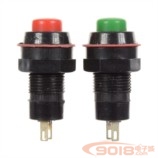 DS213 按钮开关 电源开关 自锁开关 直径10MM 多色可选