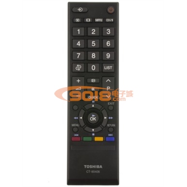 全新原厂原装TOSHIBA东芝液晶电视遥控器 CT-90406 原配型号