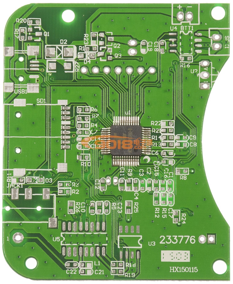 HX-3228型USB供电MP3插卡播放器/FM调频收音机散件/diy电子制作套件（贴片式）