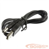 USB转DC公对公插头直流电源连接线 线长50CM DC插头直径5.5MM