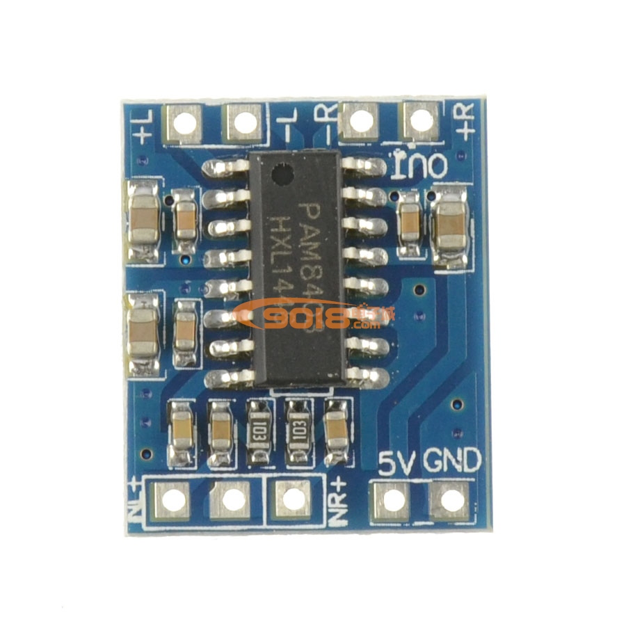 超小迷您D类数字功放板 PAM8403 双声道/立体声 3W*2 USB5V供电