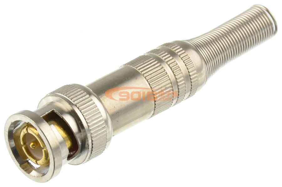 全铜全镀金 BNC/Q9 插头 适用50-3型射频同轴电缆/馈线