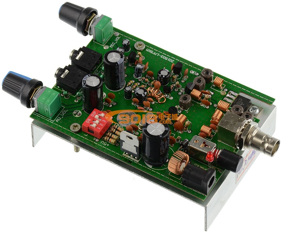 BH1417F五公里(5KM)锁相环调频立体声发射板(调频发射板,调频广播)