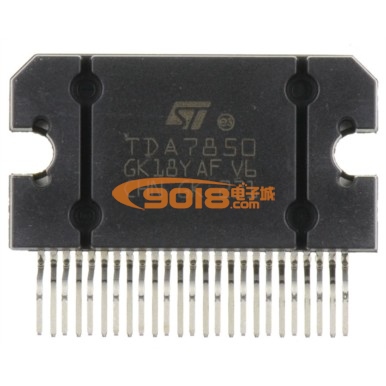全新原装ST牌 TDA7850 四声道AB类音频功放IC集成块 产地CHN 汽车芯片 50W×4